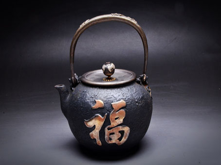 南部鉄器 急須 アラレ | – 鉄瓶 南部鉄器鉄瓶兼用急須5型アラレ かご網