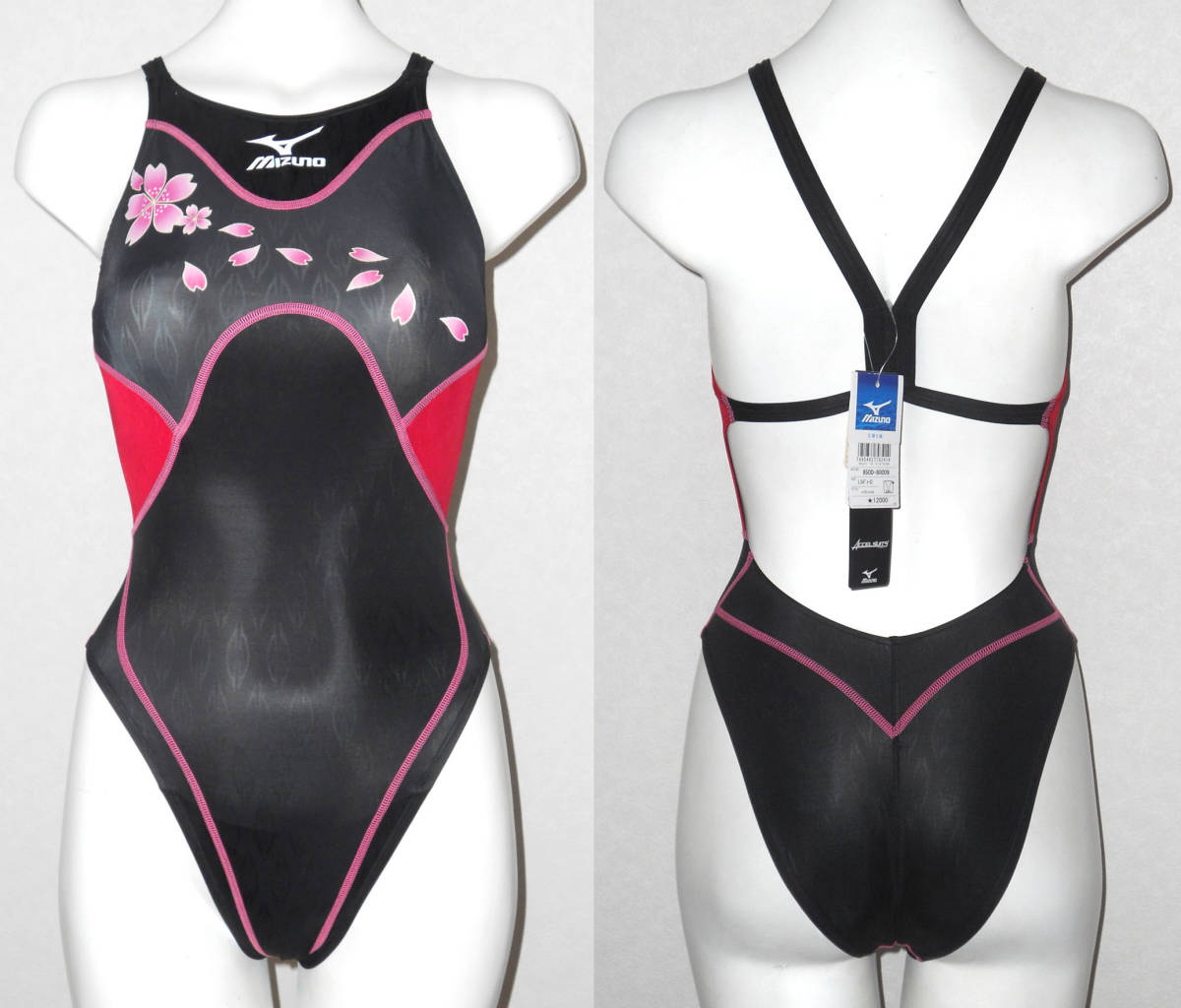 Mizuno 競泳水着 Lサイズ アクセルスーツ ミズノ競泳水着アクセルスーツハイカットAS新品ブラックLサイズ