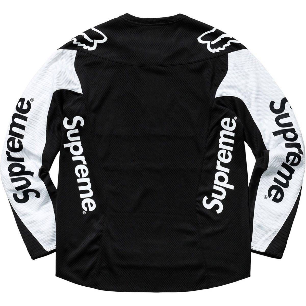 Supreme Fox Racing Moto Jersey シュプリーム ロンT ブラック Mサイズ 