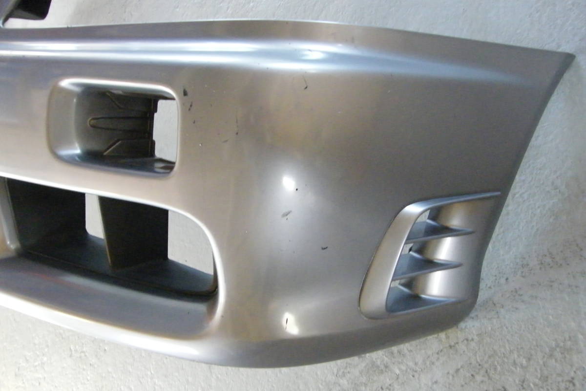 日産 ER34 スカイライン フロントバンパー 純正 シルバー
