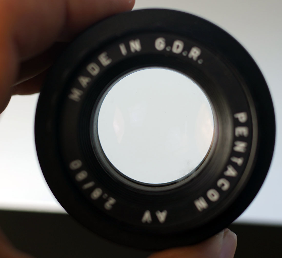 バブルボケレンズ VEB Pentacon AV (Meyer Optik Diaplan) 80mm F2.8