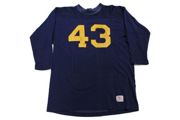 USA製70'sチャンピオンChampionフットボールTシャツ(XL)両面