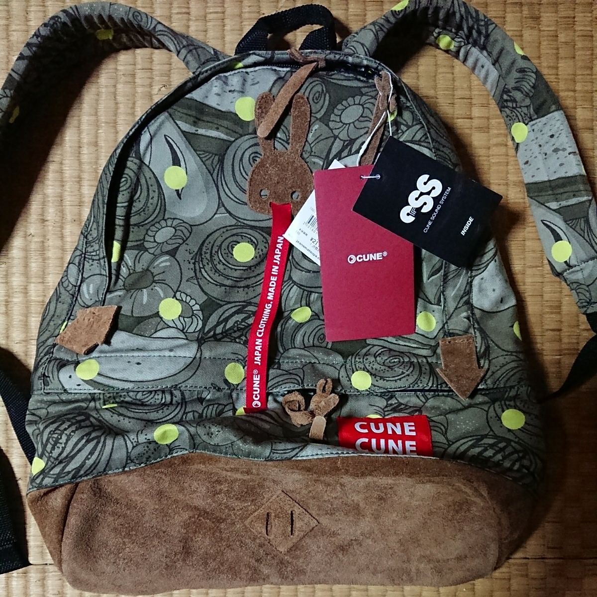 ◇キューン CUNE バックパック リュック かびたパン タグ付き未使用品