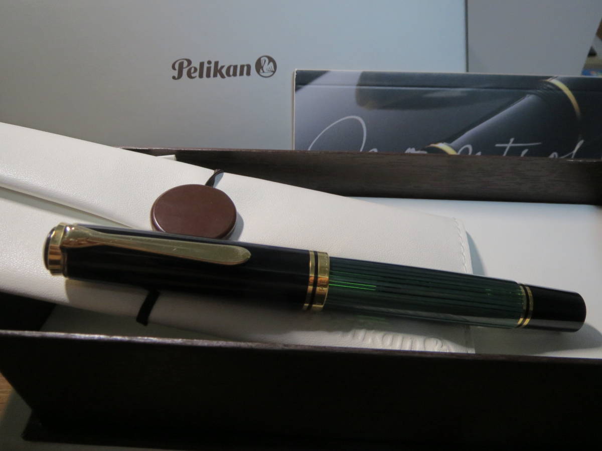 ペリカン 万年筆 スーベレーン M1000 Pelikan グリーン | F 細字 新品 