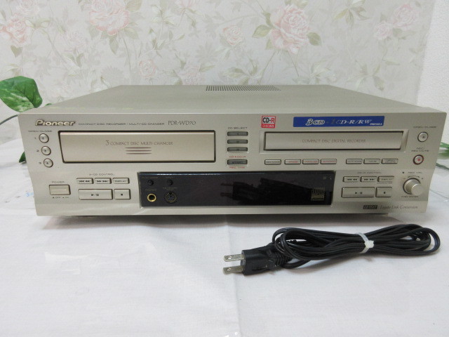 ジャンク品【モ743・14】 PIoneer/パイオニア CDレコーダー