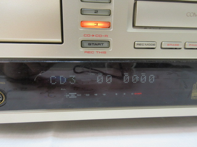 ジャンク品【モ743・14】 PIoneer/パイオニア CDレコーダー