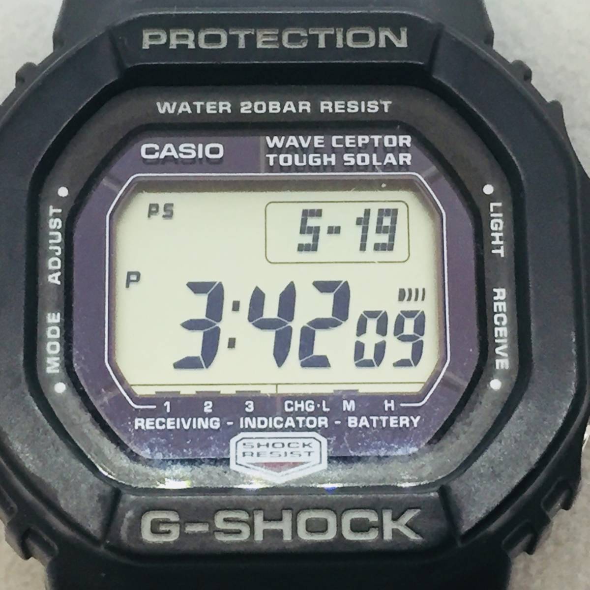 ☆CASIO/カシオ 電波ソーラー Gショック 腕時計☆ジーショック／G