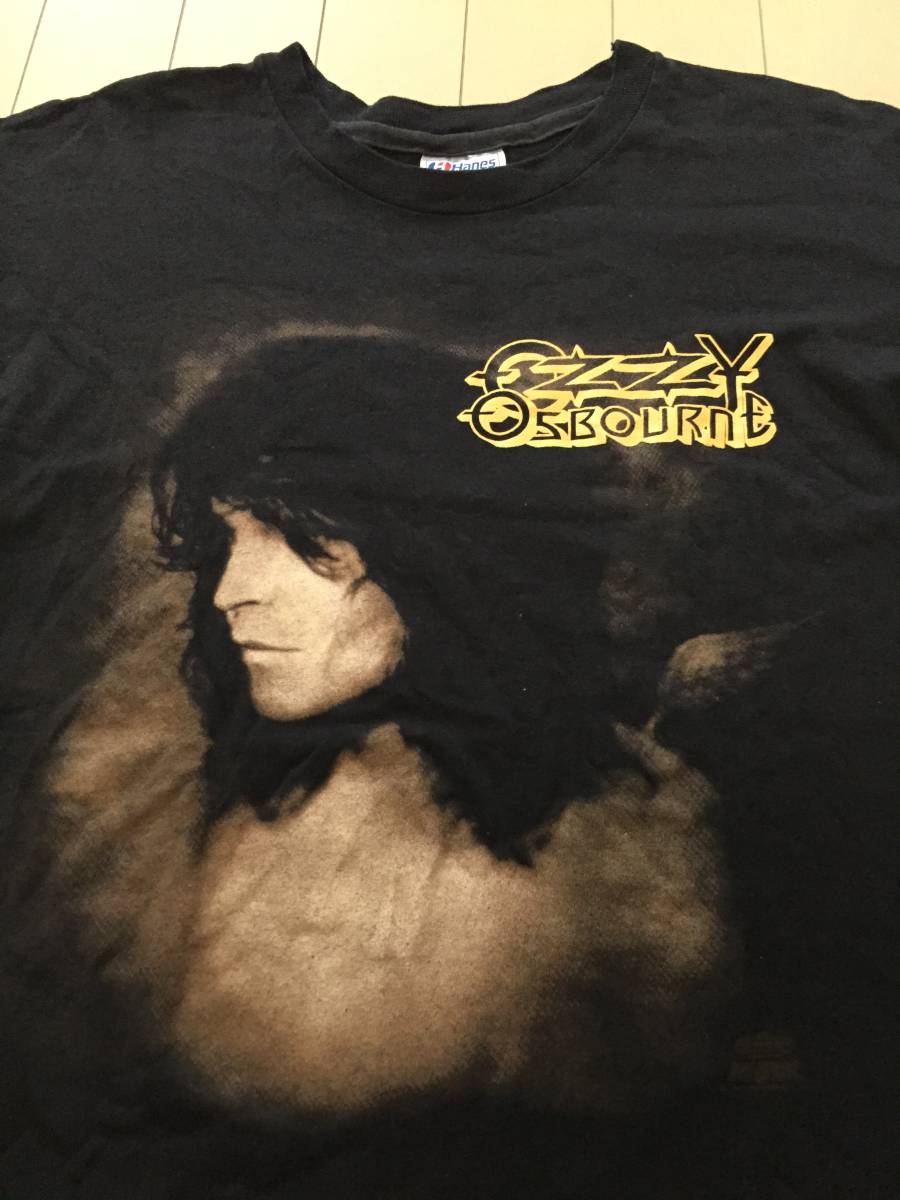 91年製 OZZY OSBOURNE Tシャツ 黒ボディ HANES USA製 / ビンテージ
