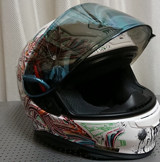 超 Shoei ショウエイ Z 7 Graffiti Naps 限定品 Lサイズ ミラーシールド ノーマルシールドあり 付属品あり Lサイズ 売買されたオークション情報 Yahooの商品情報をアーカイブ公開 オークファン Aucfan Com