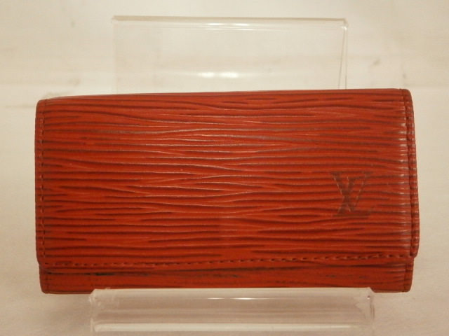 1スタ LOUIS VUITTON ルイヴィトン エピライン ミュルティクレ 4連キーケース レディース レッドカラー/送料164円/OS-C-17
