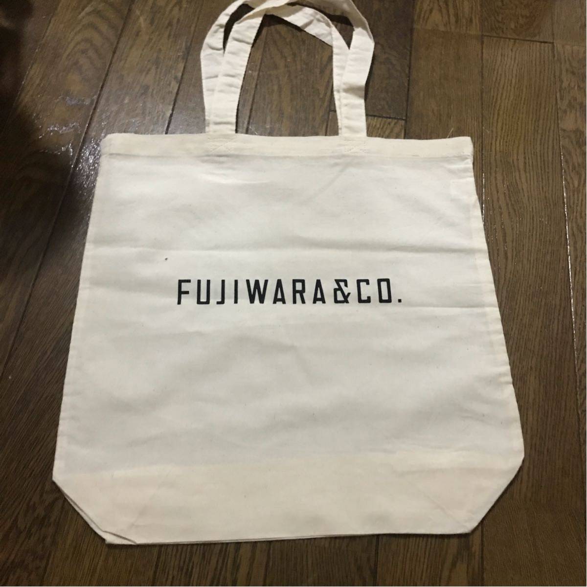 FUJIWARA&CO ノベルティ トートバッグ 藤原ヒロシ 清永浩文 SOPH 