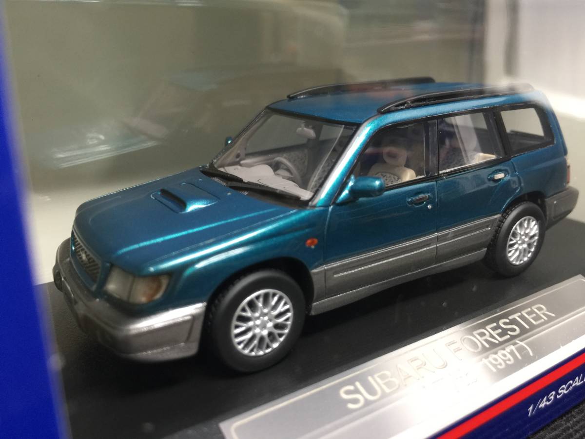 ハイストーリー 1/43 スバル フォレスター T/tb ブラックマイカ2トーン