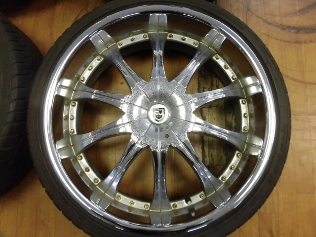 LEXANI LX-9 26インチ 10J＋15 139.7 6穴 タイヤホイールセット バリ溝