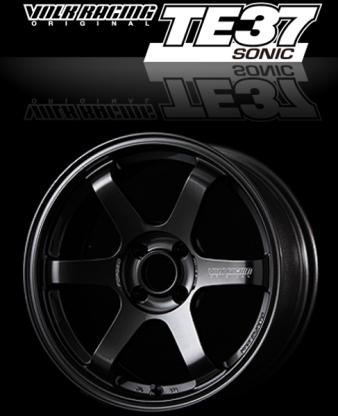 ★RAYS/レイズ VOLKRACING ボルクレーシング TE37 SONIC/ソニック 15×5.0J/5J 4/100 +45★ダイヤモンドダークガンメタ(MM)★