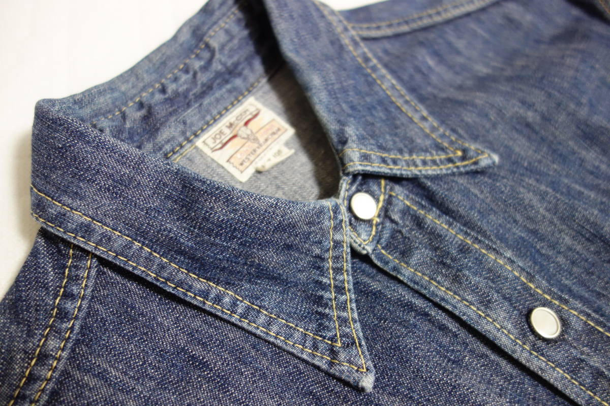 JOE McCOY デニムウエスタンシャツ Lot.105 ジョーマッコイ McCOY JOE