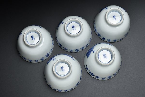 煎茶器 煎茶道具 京焼 平安 京焼煎茶道具茶器茶具 煎茶碗 青