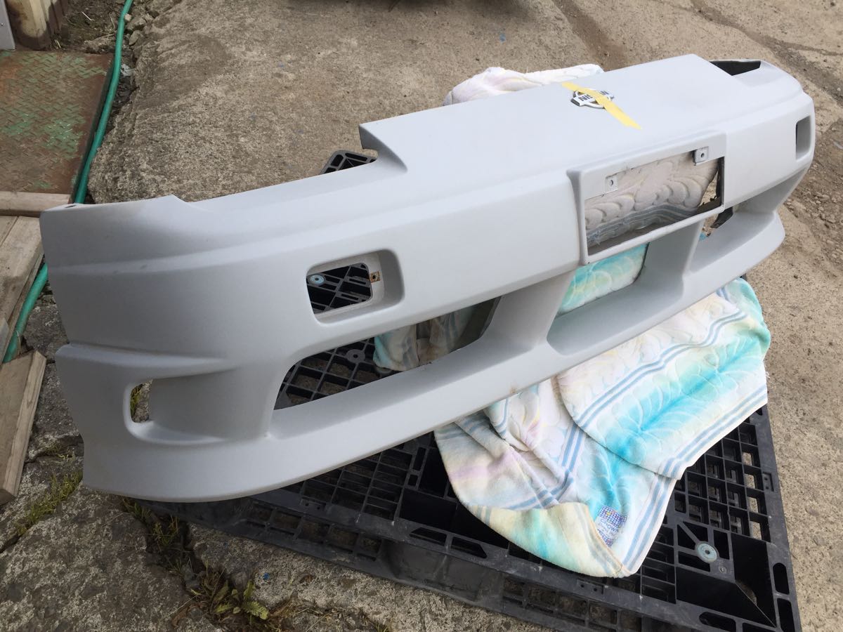 ☆180SX 後期純正フロントバンパー RPS13☆ジャンク 引取限定 北海道 