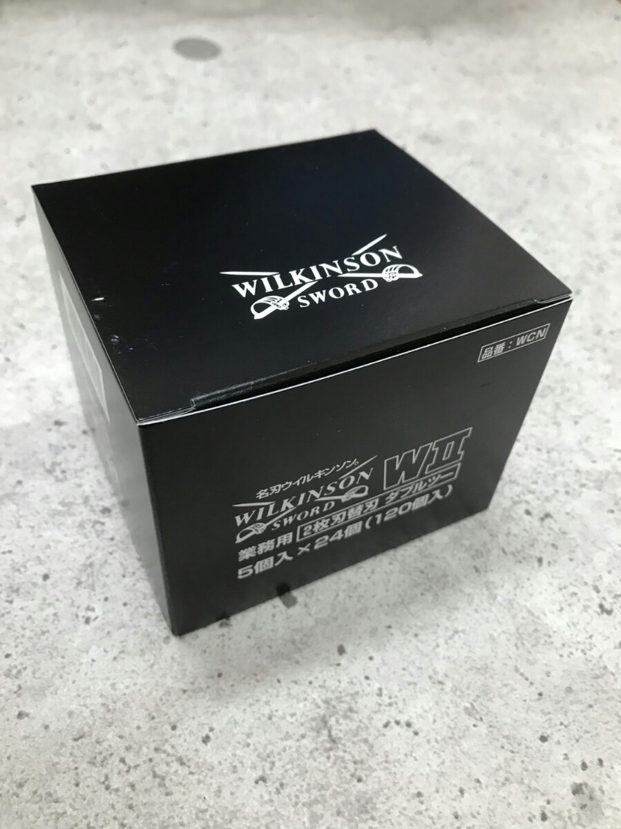②新品 業務用 ウィルキンソンWⅡ 2枚刃替刃 5個入×24個（120個入