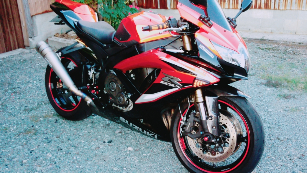 GSX-R600 GSX-R750 K8 K9 ヨシムラ チタンスリップオンマフラー GP