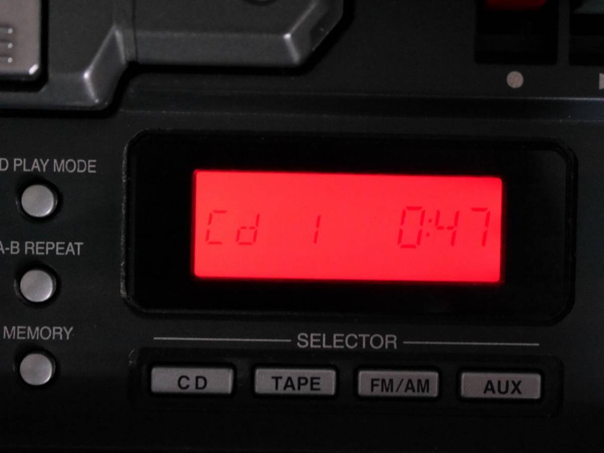 昭和レトロ パナソニック RX-PA7 RIDDIM VOX CD/ダブルカセット/FM/AM