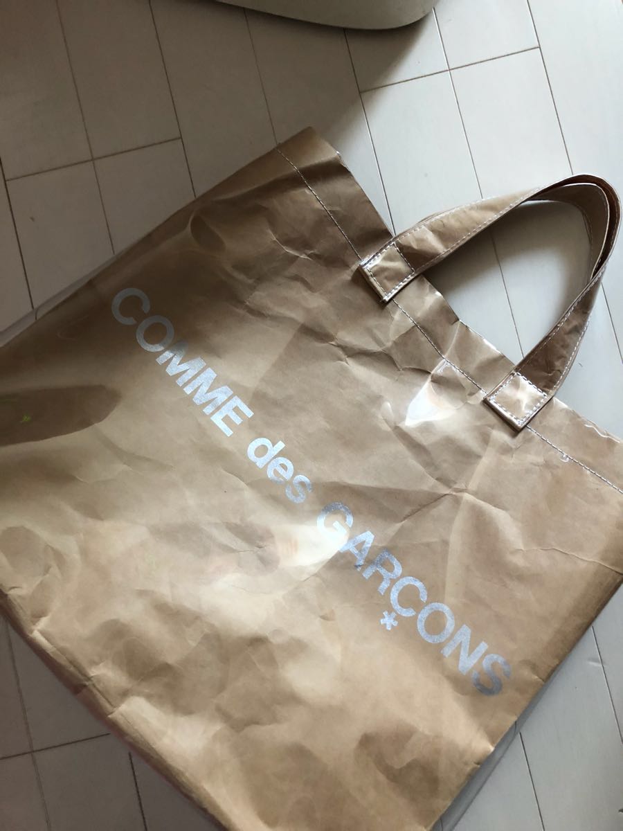 新品 COMME des GARCONS コムデギャルソン PVC トートバッグ 紙袋