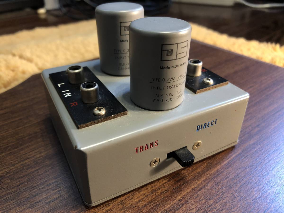 JS.6600 Ortofon SPU等昇圧トランス。オーディオニクス時代 ターン