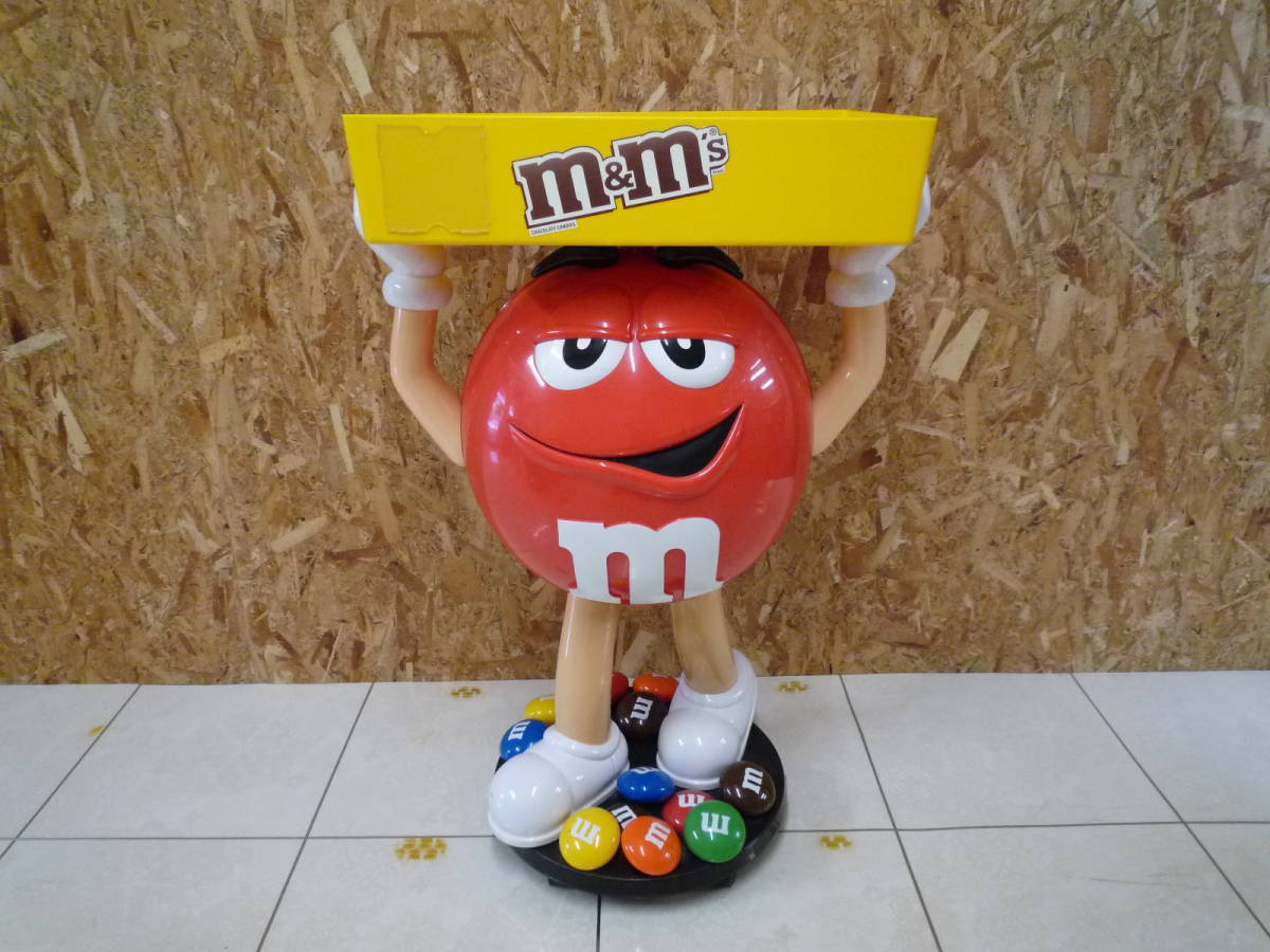 美品 m&m's 非売品 店頭用 M＆M's ディスプレー 等身大 フィギュア 赤