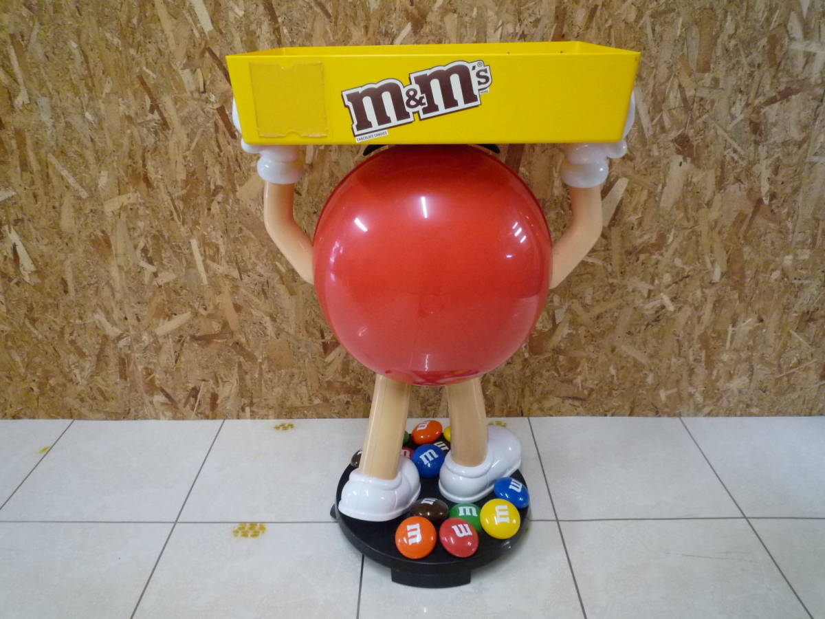 美品 m&m's 非売品 店頭用 M＆M's ディスプレー 等身大 フィギュア 赤