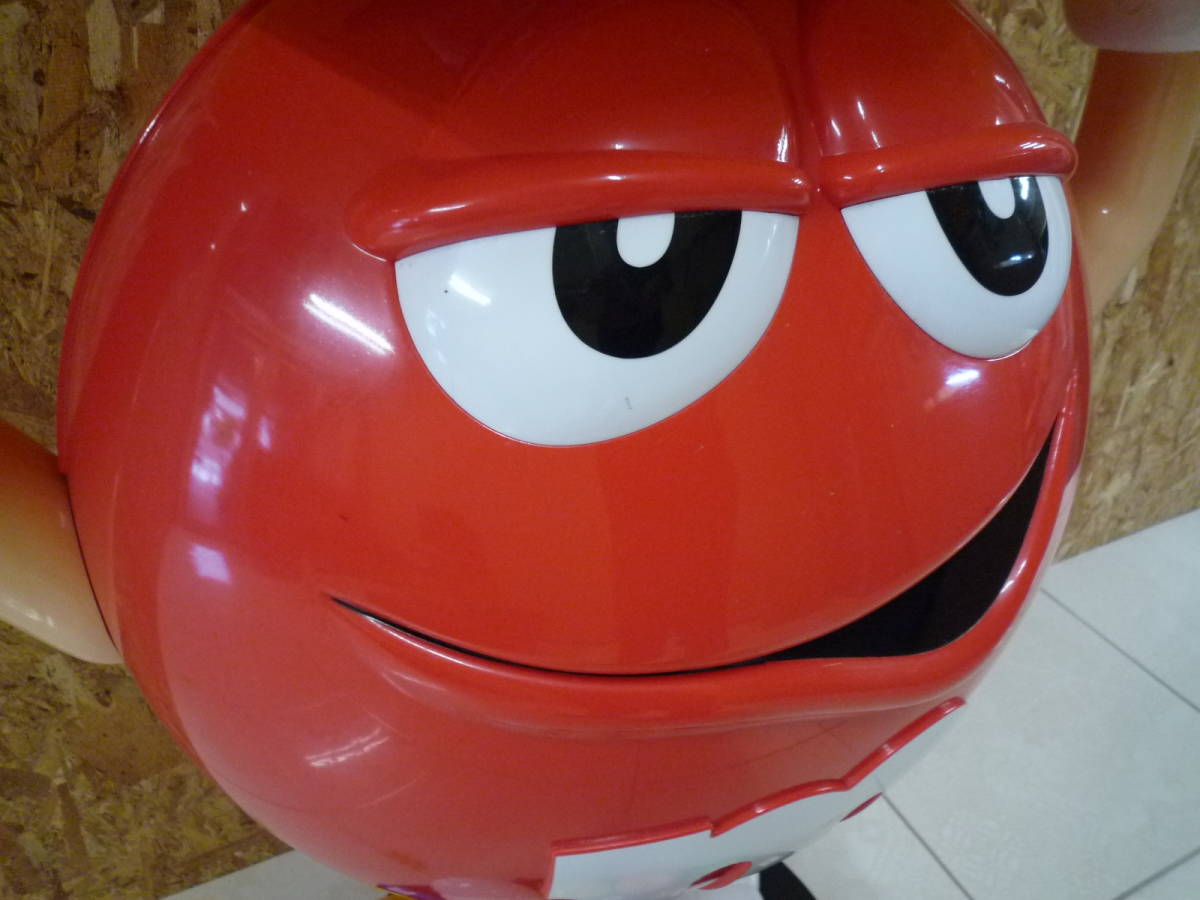 美品 m&m's 非売品 店頭用 M＆M's ディスプレー 等身大 フィギュア 赤