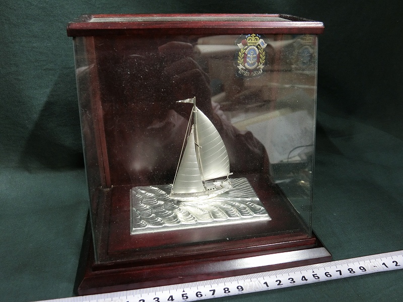 関武比古 TAKEHIKO SILVER985刻印 銀製帆船 銀製品 シルバー 骨董品