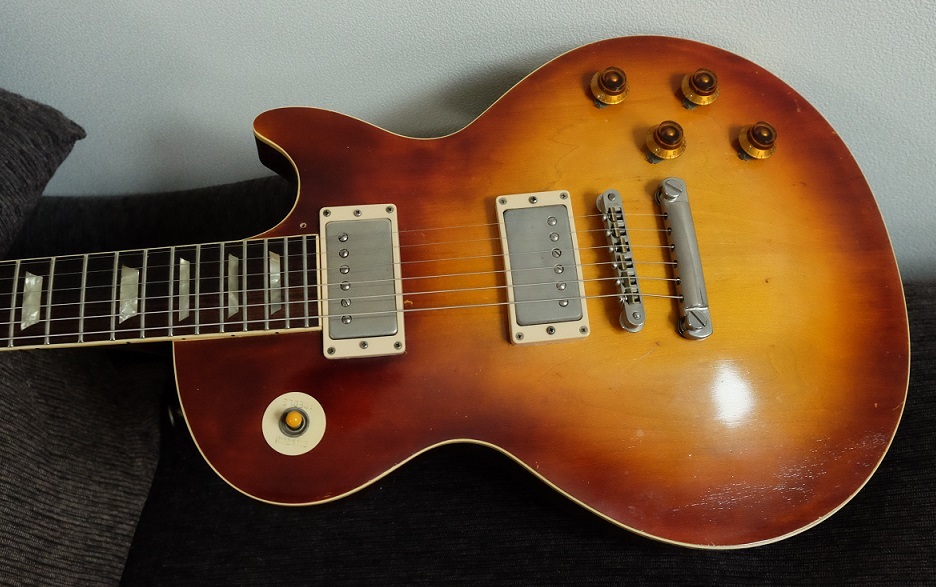 Burny(バーニー、フェルナンデス)レスポールタイプギター、FLG-120、80