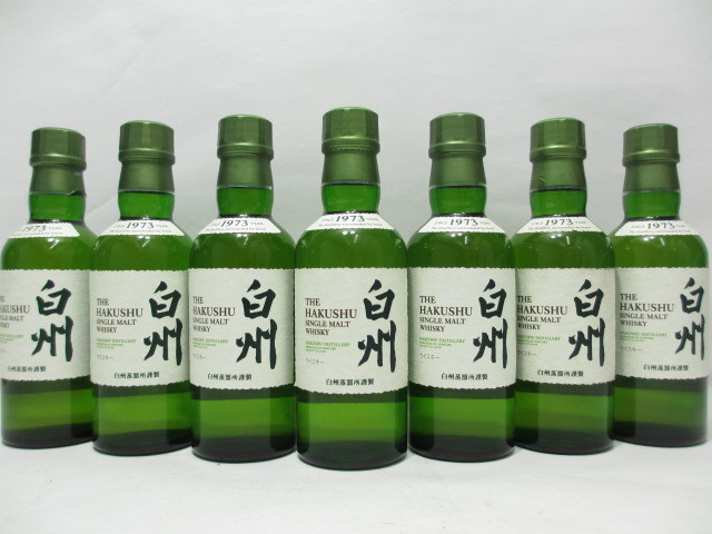 サントリー シングルモルト ウイスキー 白州 180ml 7本セット 食品