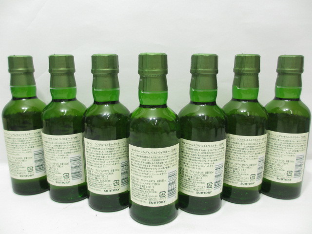 サントリー シングルモルト ウイスキー 白州 180ml 7本セット 食品