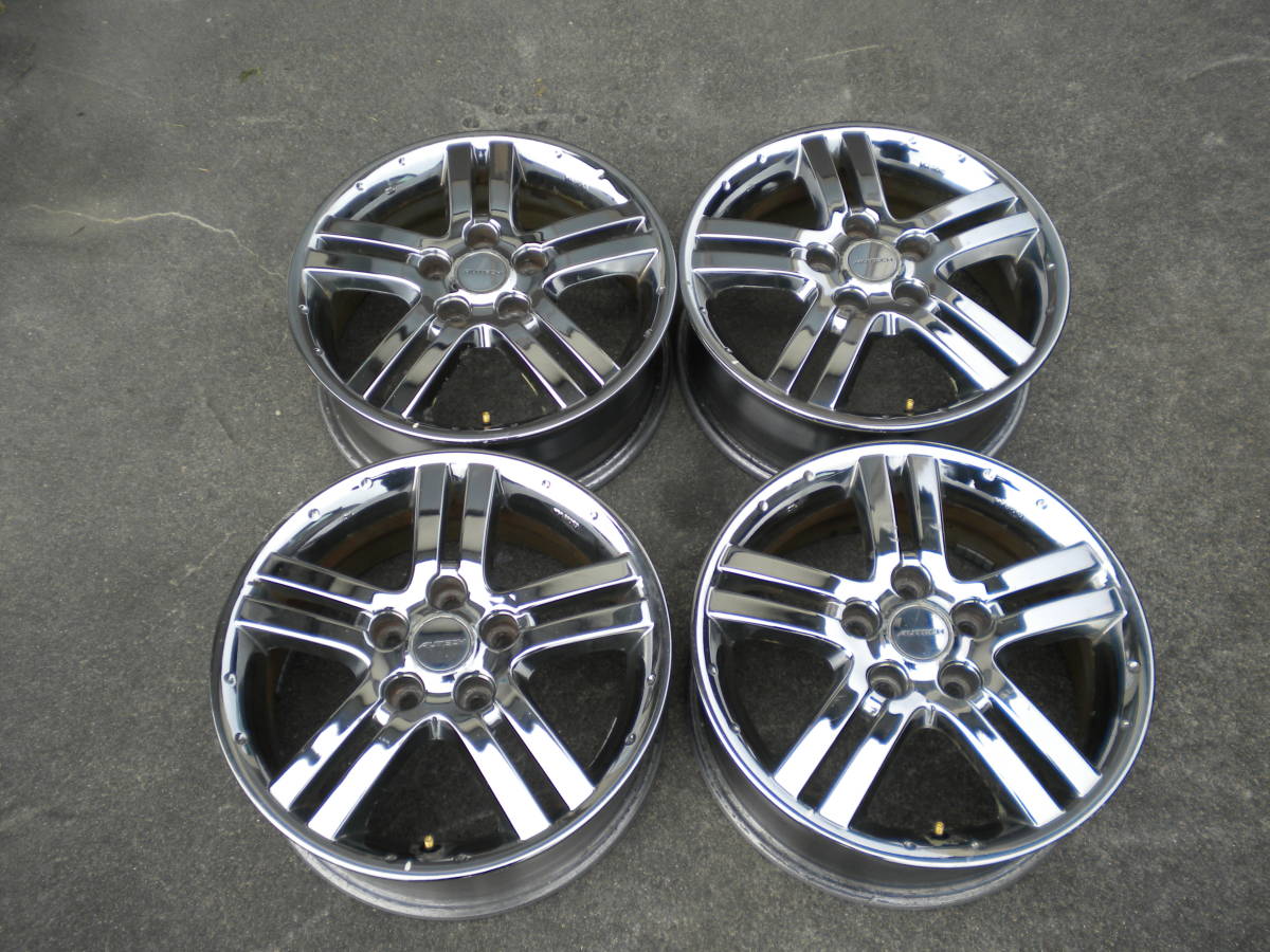 RAYS AUTECH　メッキ　16インチ　アルミホイール　5H　PCD114.3　6J　オフセット45　_1