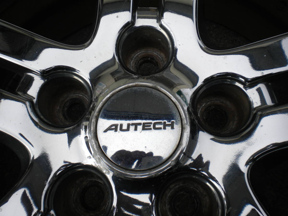 RAYS AUTECH　メッキ　16インチ　アルミホイール　5H　PCD114.3　6J　オフセット45　_2
