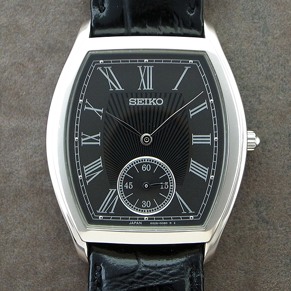 SEIKO セイコー 6G28-00A0 トノー型 黒文字盤 メンズ クォーツ 6G28 