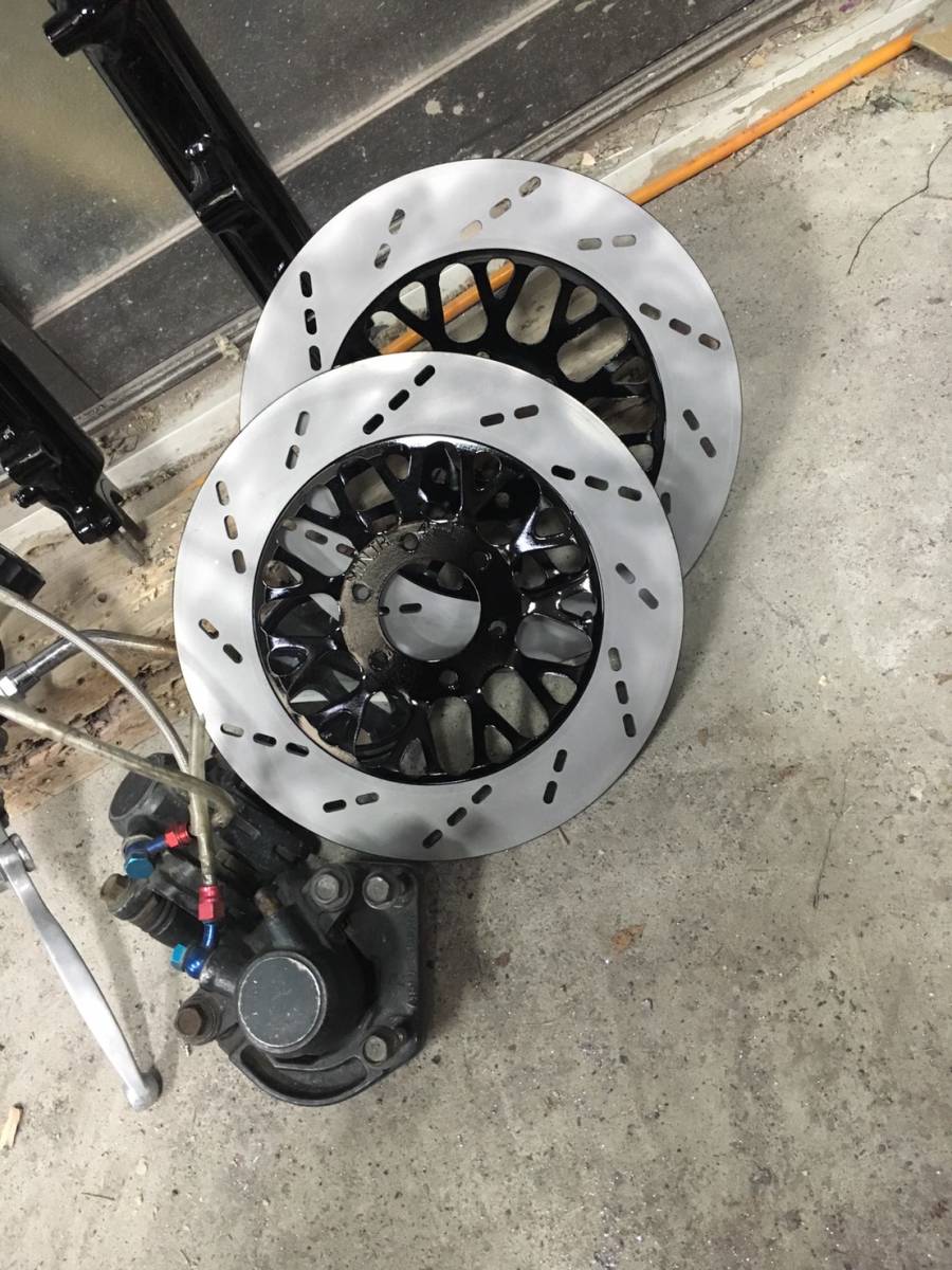 ダブルディスクgs400gsx400e ザリゴキサンパチgt380