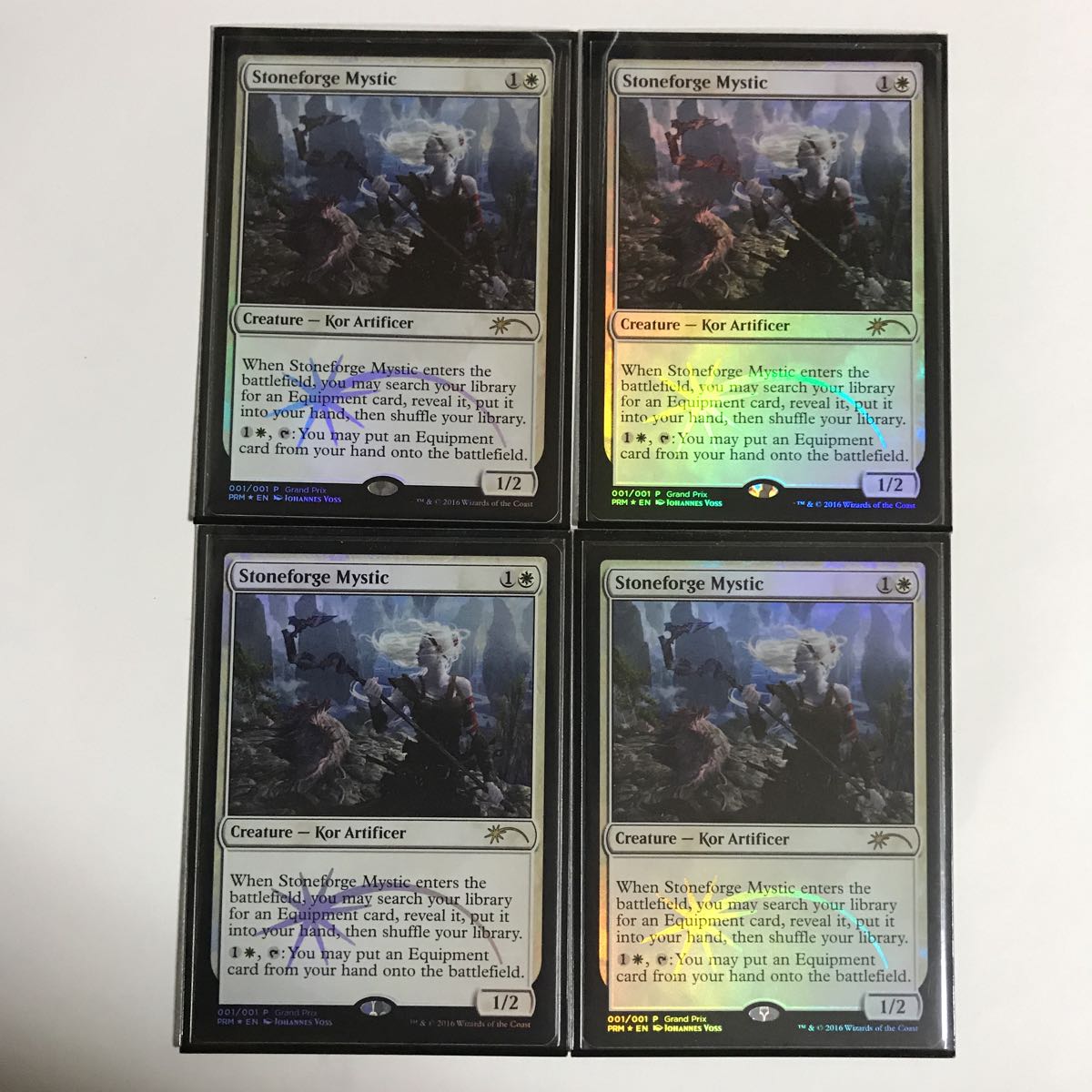 石鍛冶の神秘家 foil 4枚セット 石鍛冶の神秘家 MTG foil