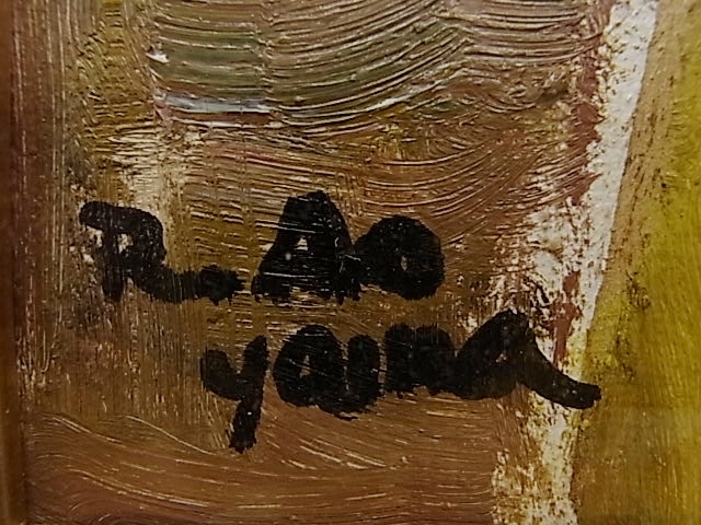 ab4128 真作保証 青山龍水 「小鳥と少女」 人物画 SM号 青山龍水 真作 長崎県出身 二科会常務理事 独特な描写で優しさまでが伝わる少女像 0
