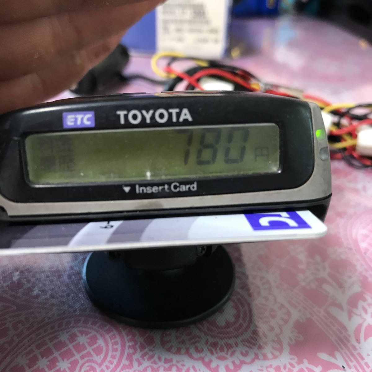 ETC TOYOTA (86980-30020)軽自動車セットアップ アンテナ一体型 中古品