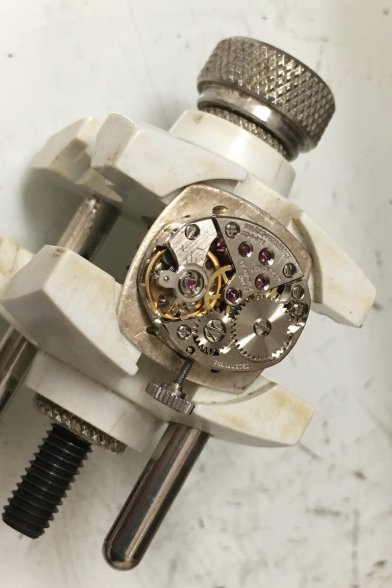 GIRARD-PERREGAUX/ジラールペルゴ 18K刻印有】手巻き ダイヤ、ル