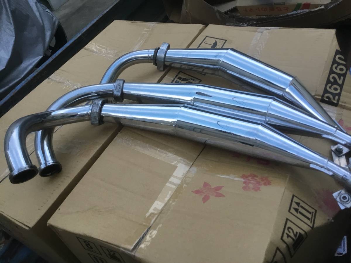当時、希少、KH400 400ss BEET 爆竹 初期 3本チャンバー 売り切り