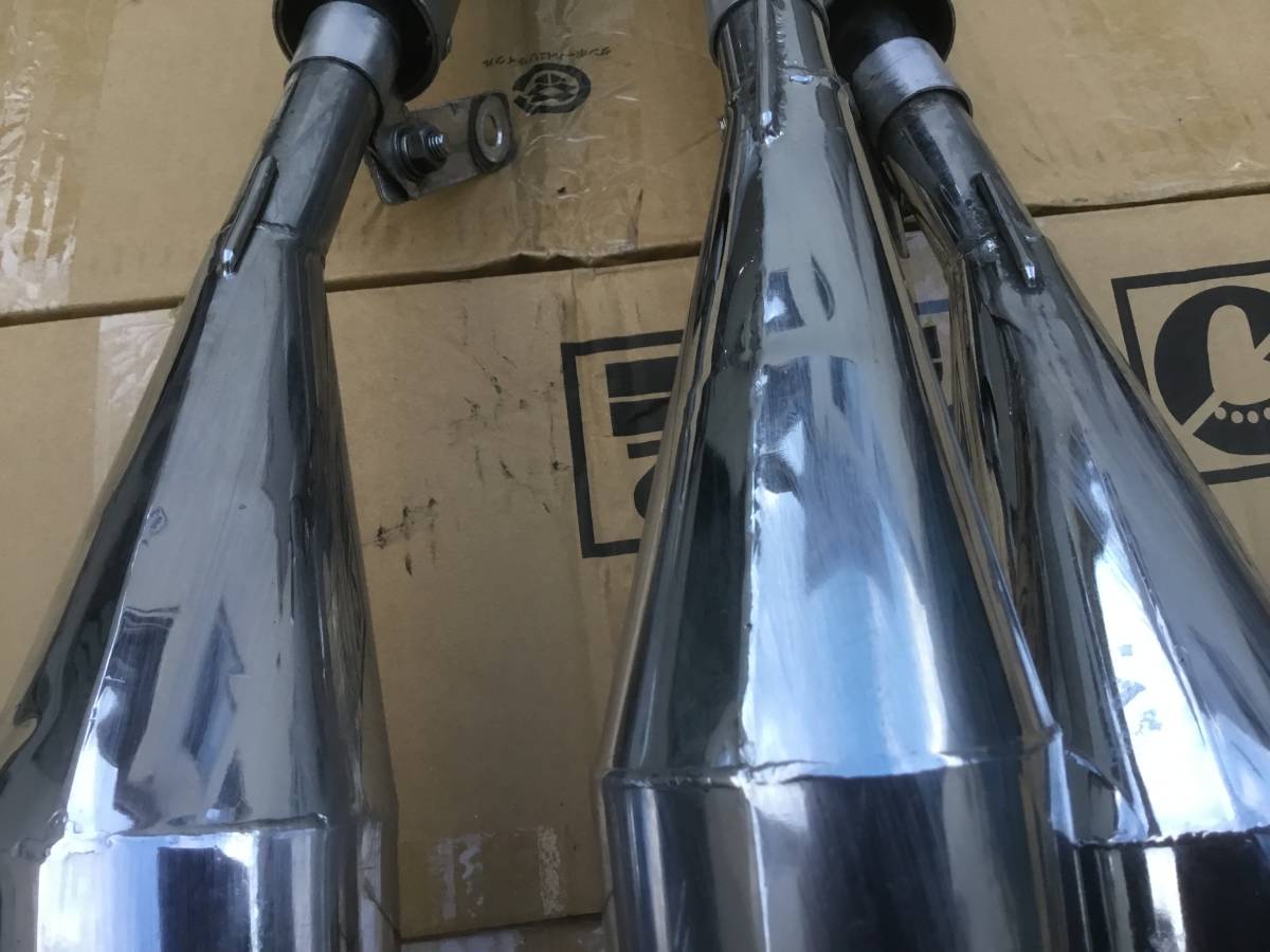 当時、希少、KH400 400ss BEET 爆竹 初期 3本チャンバー 売り切り 