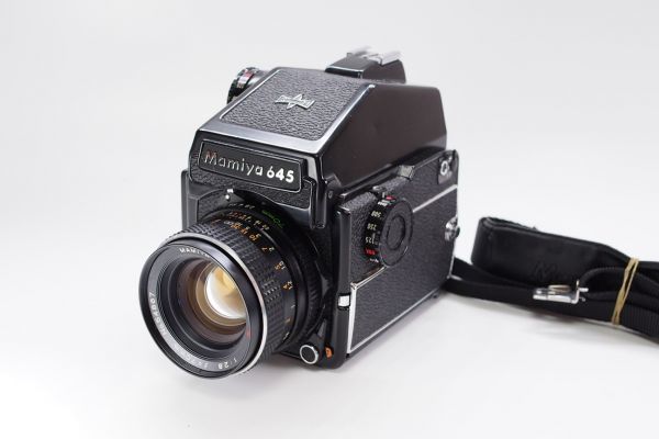 MAMIYA M645 1000S PD プリズムファインダー ボディ + マミヤ SEKOR C