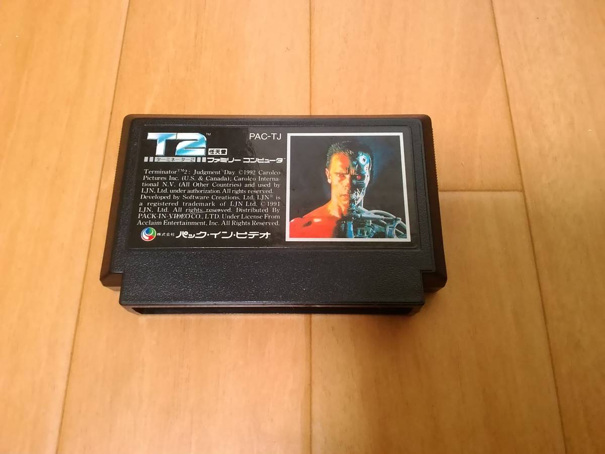【超激得，100%新品】 FC ファミコンソフト ターミネーター2 T2(アクション)｜売買されたオークション情報、yahooの商品情報をアーカイブ公開 - オークファン タイトル