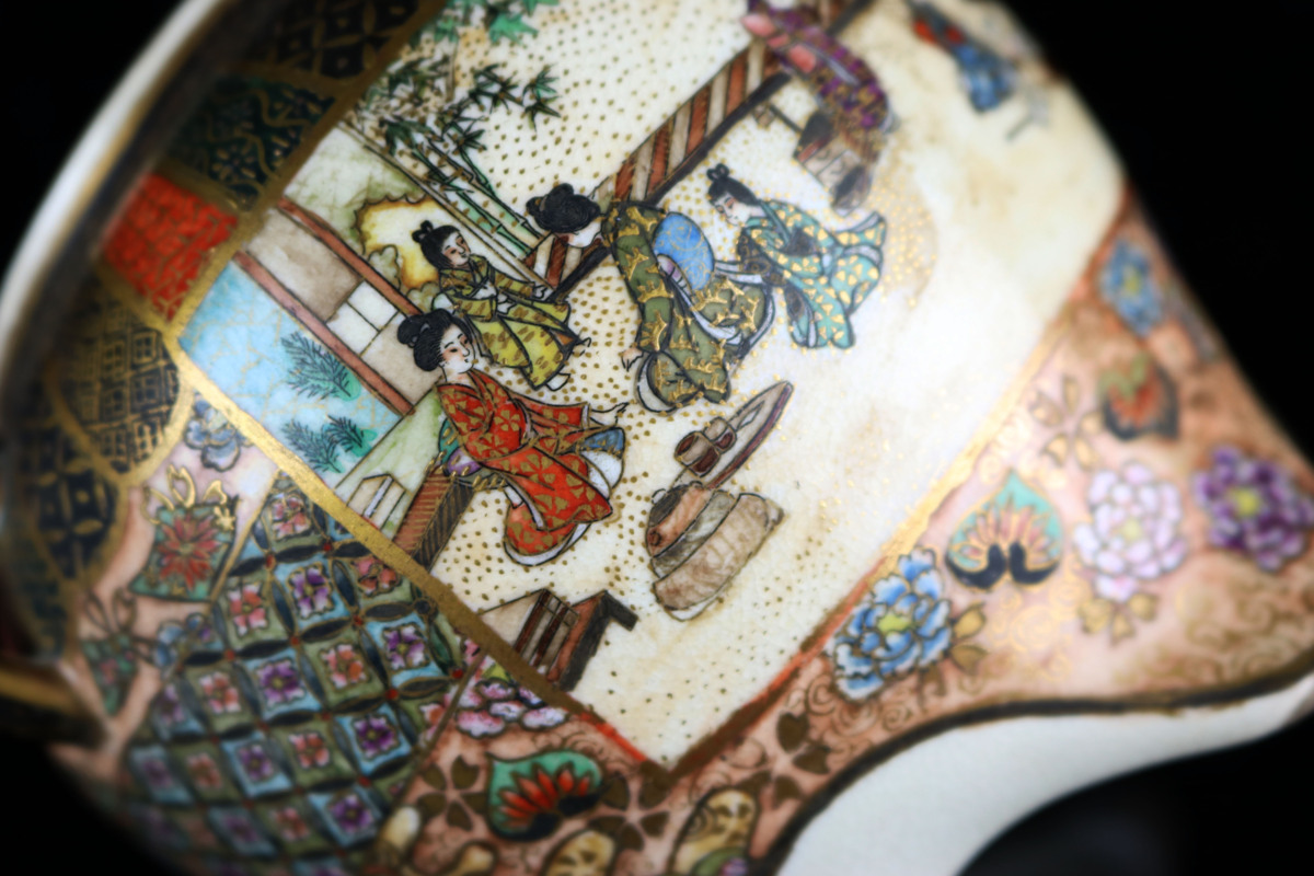 薩摩焼 楠部 明治時代 香炉 薩摩焼 楠部 明治時代 香炉 【公式通販】