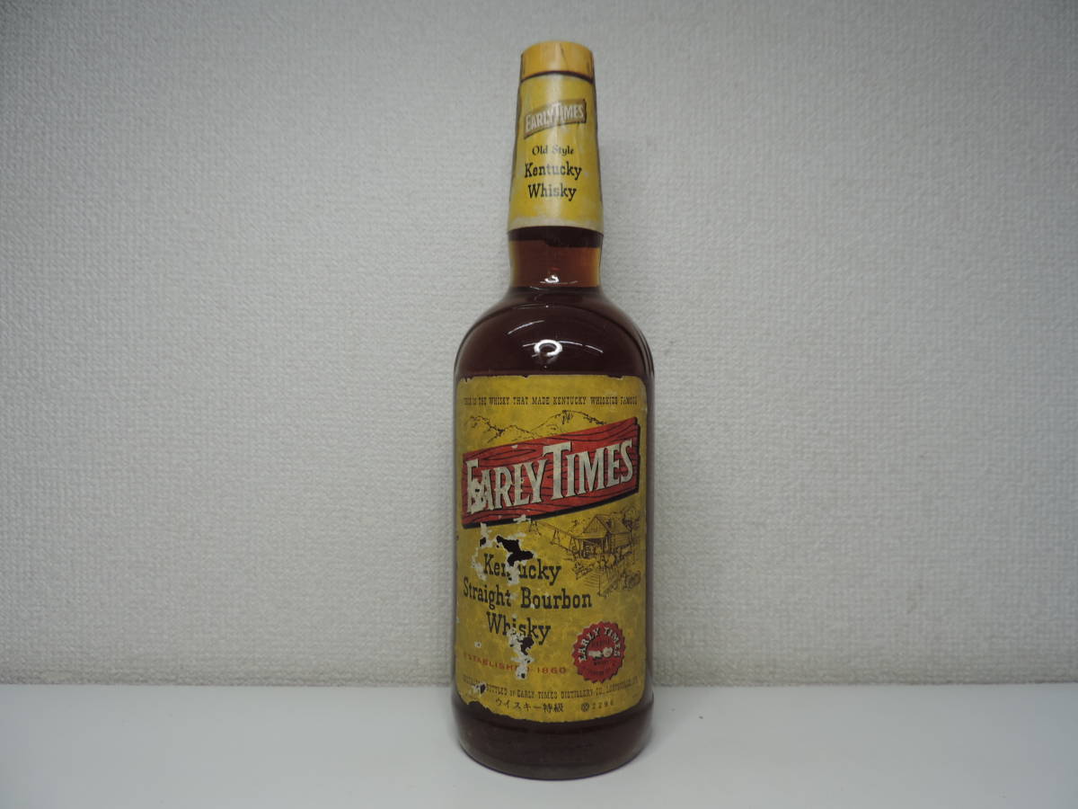 ★古酒/アーリータイムス/EARLY TIMES イエローラベル 紙封付 760ml(税無)