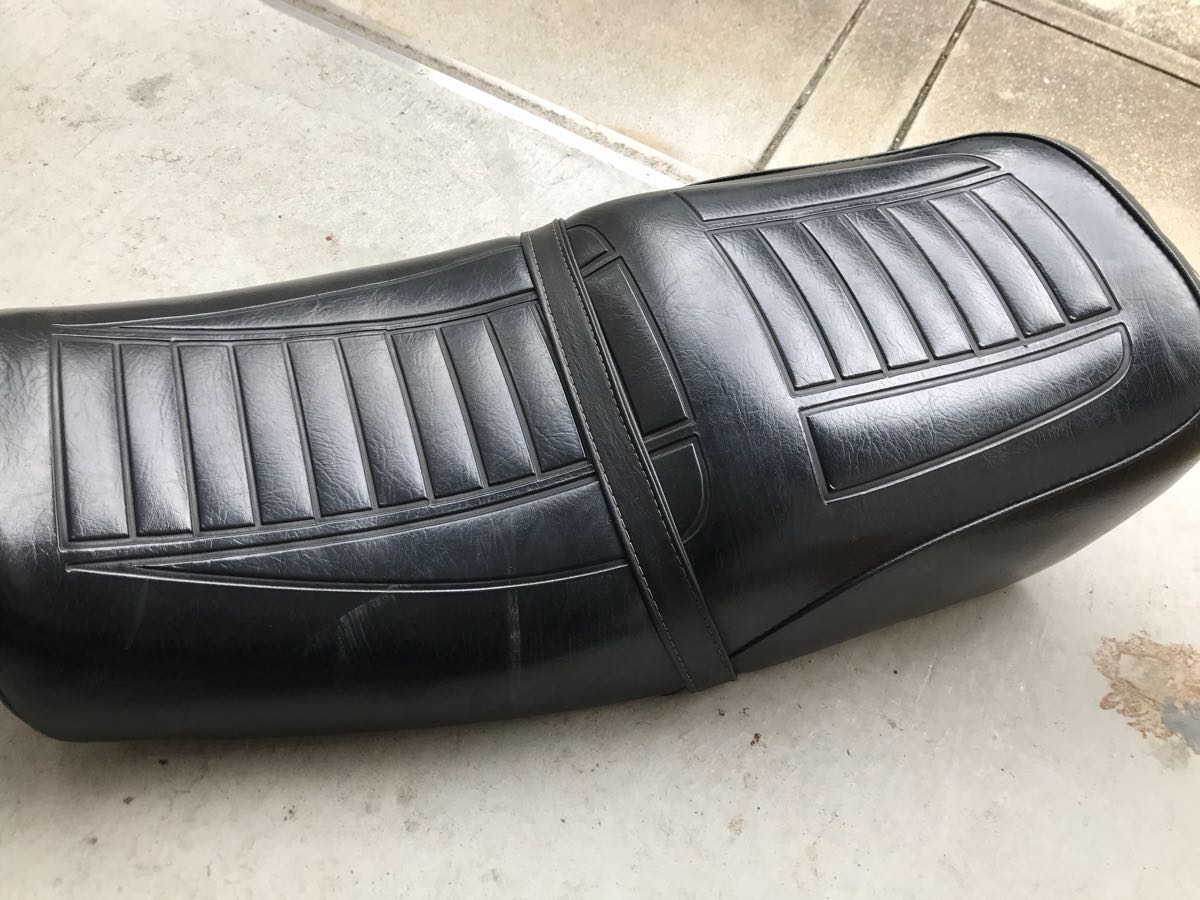 Z400FX 純正シート アンコ抜き 美品 旧車 Z400FX 純正パターン アンコ 