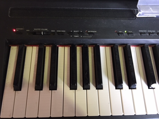 YAMAHA ヤマハ 電子ピアノ P-85 88鍵盤 スタンドセット 【1円