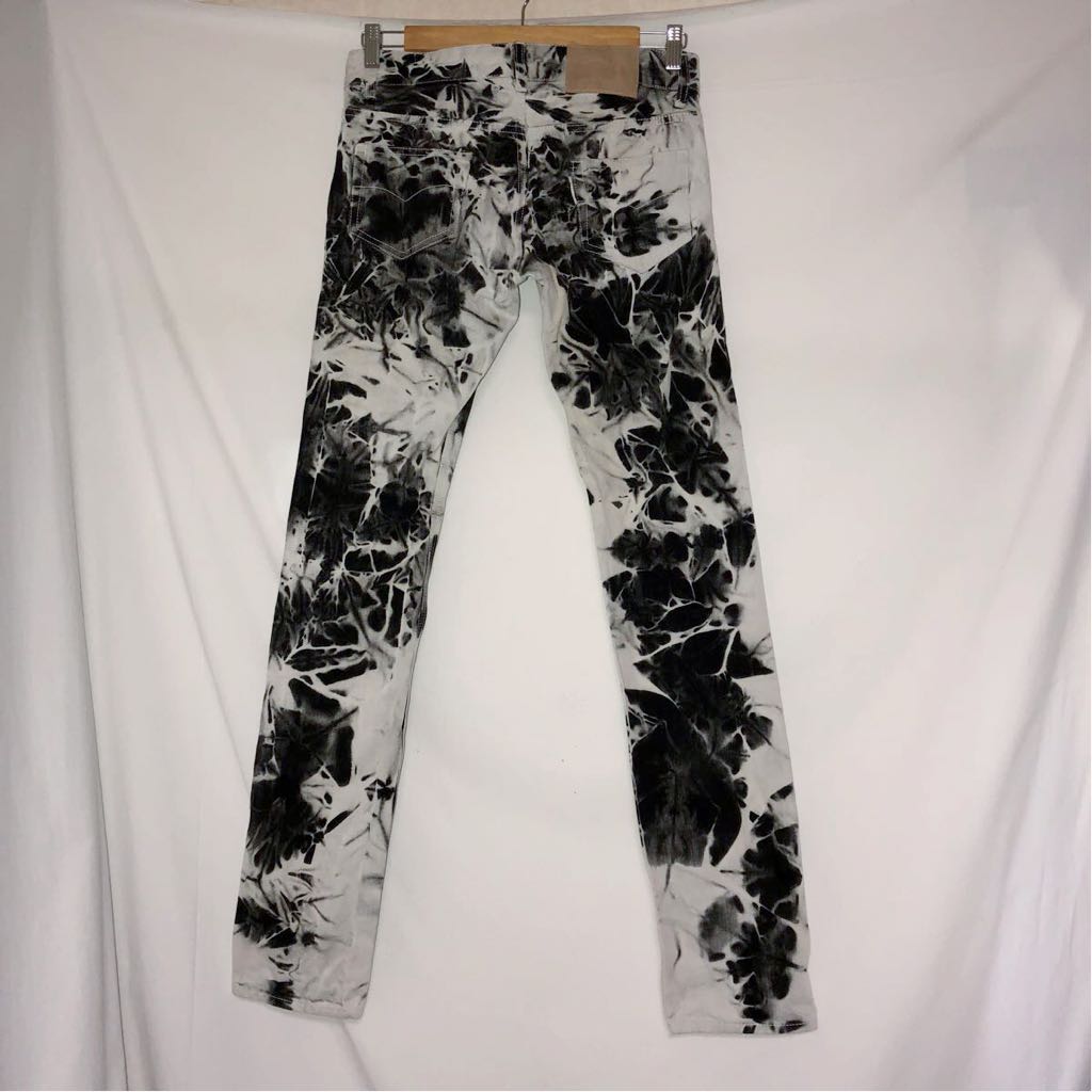 NOZOMI ISHIGURO タイダイ染めホワイトデニム size28 日本製